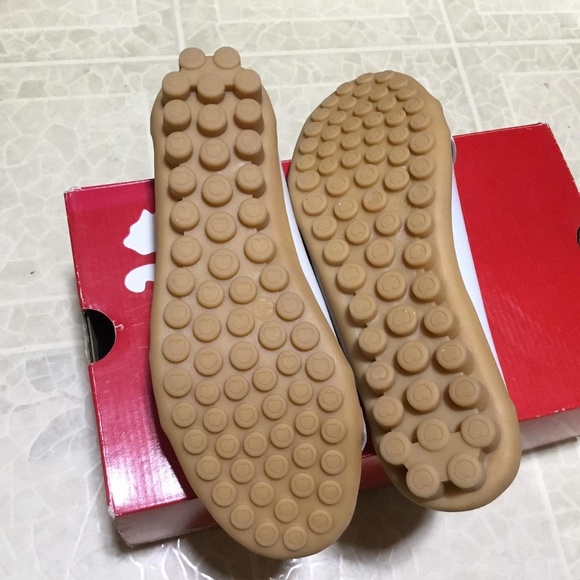 White Leather Woman Flat With Bow - Picture 4 of 7